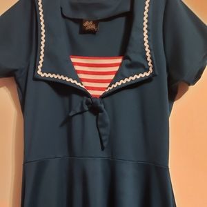 RockSteady sailor dress xl